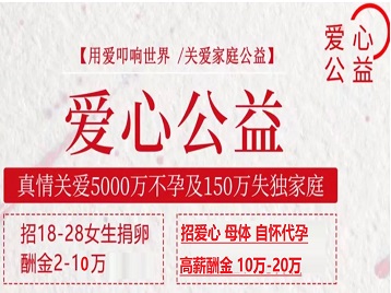 农安捐卵助孕生子 爱心志愿者招募
